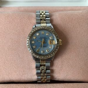 Two tone Rolex Datejust 26mm with diamonds